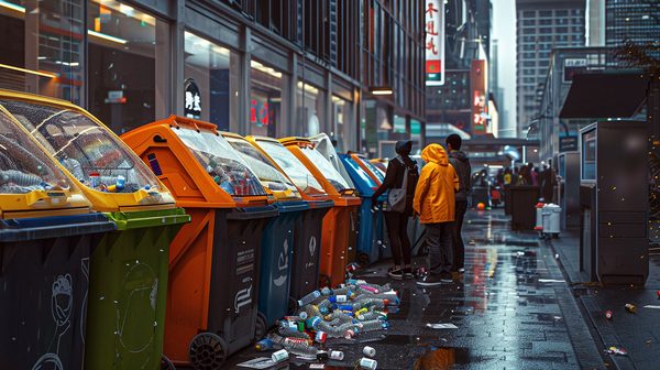 Gérer les déchets : optimiser l'utilisation des poubelles